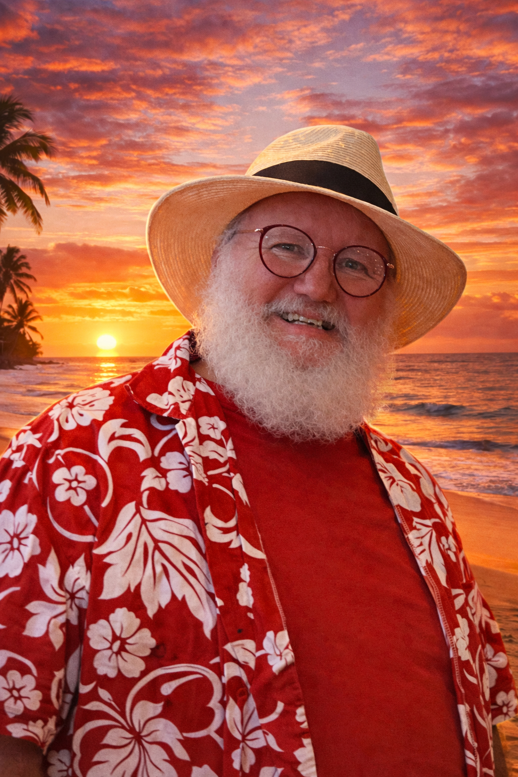 sunset Santa